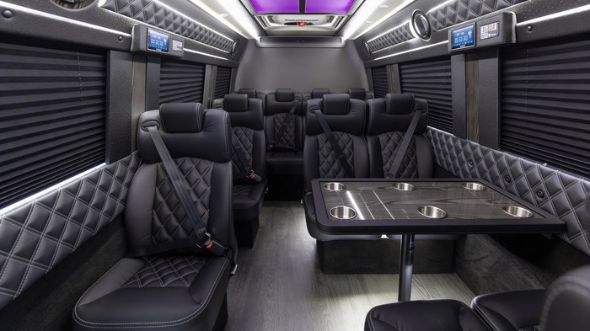 irvine 15 passenger sprinter van interior