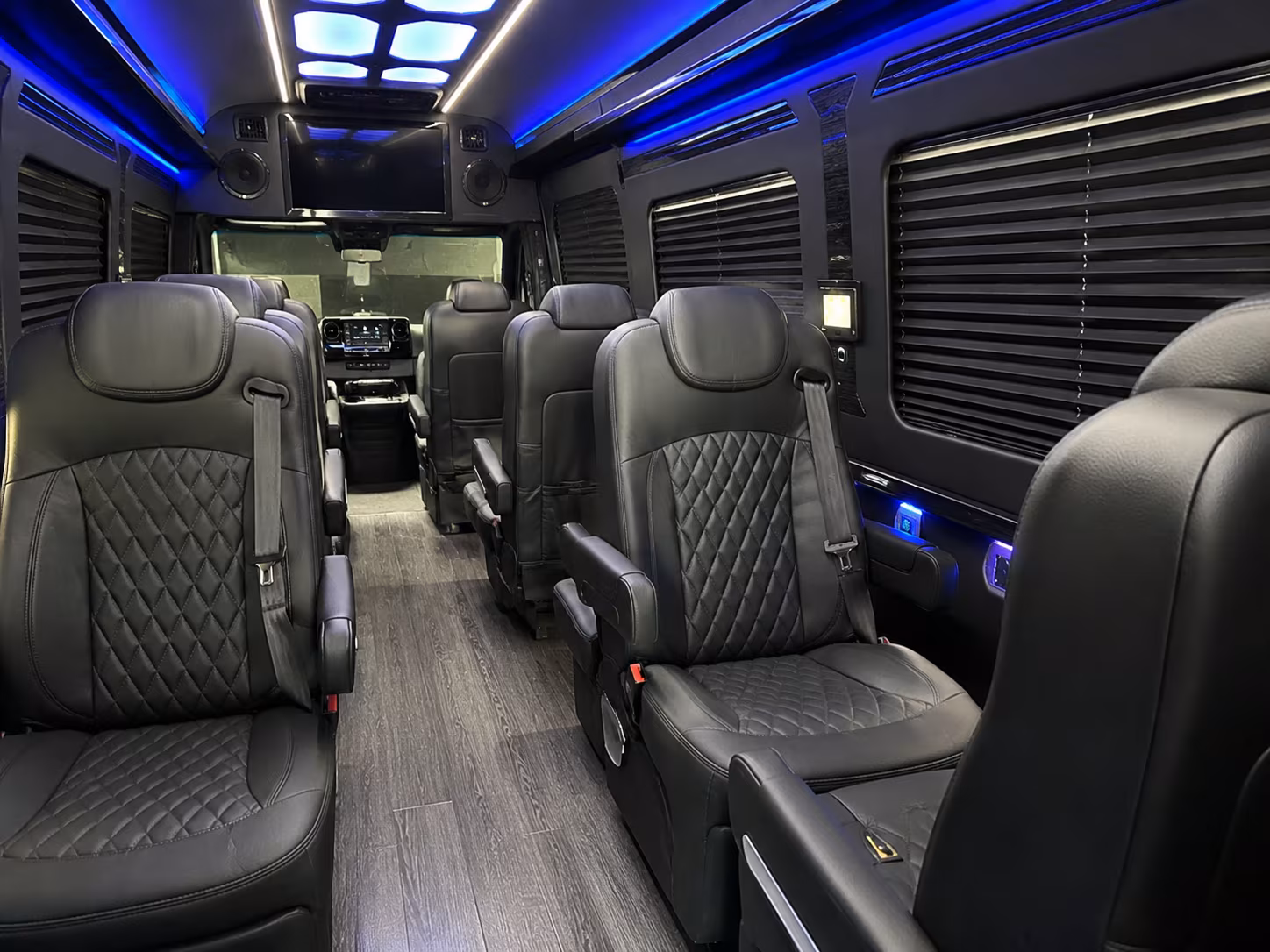 20 passenger sprinter van inside