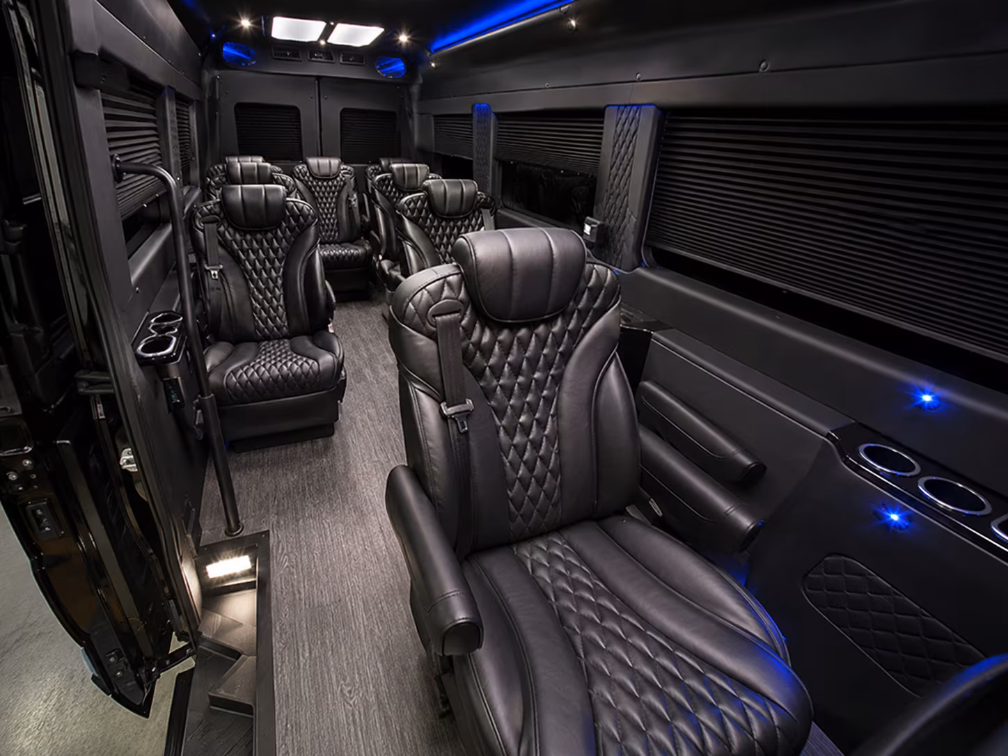 irvine 10 passenger sprinter van inside