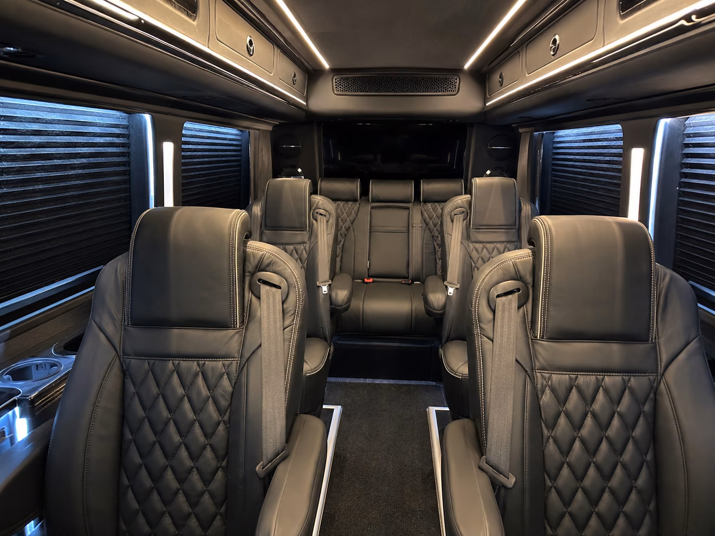 irvine 10 passenger sprinter van interior