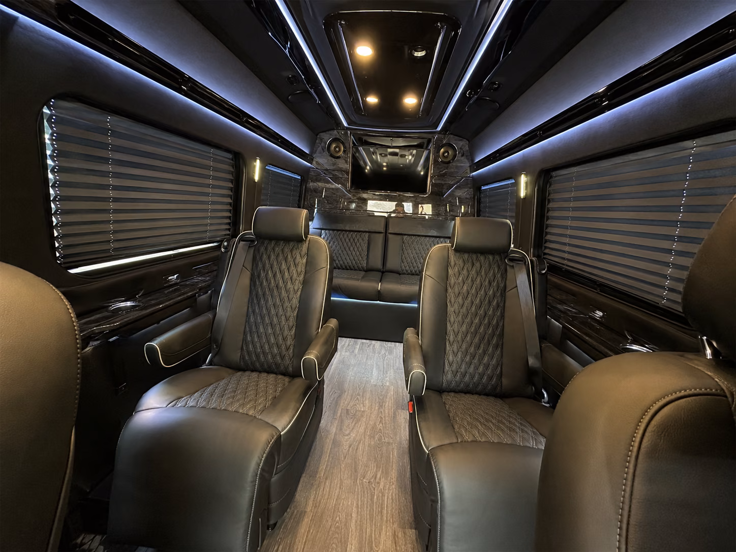 irvine 12 passenger sprinter van interior