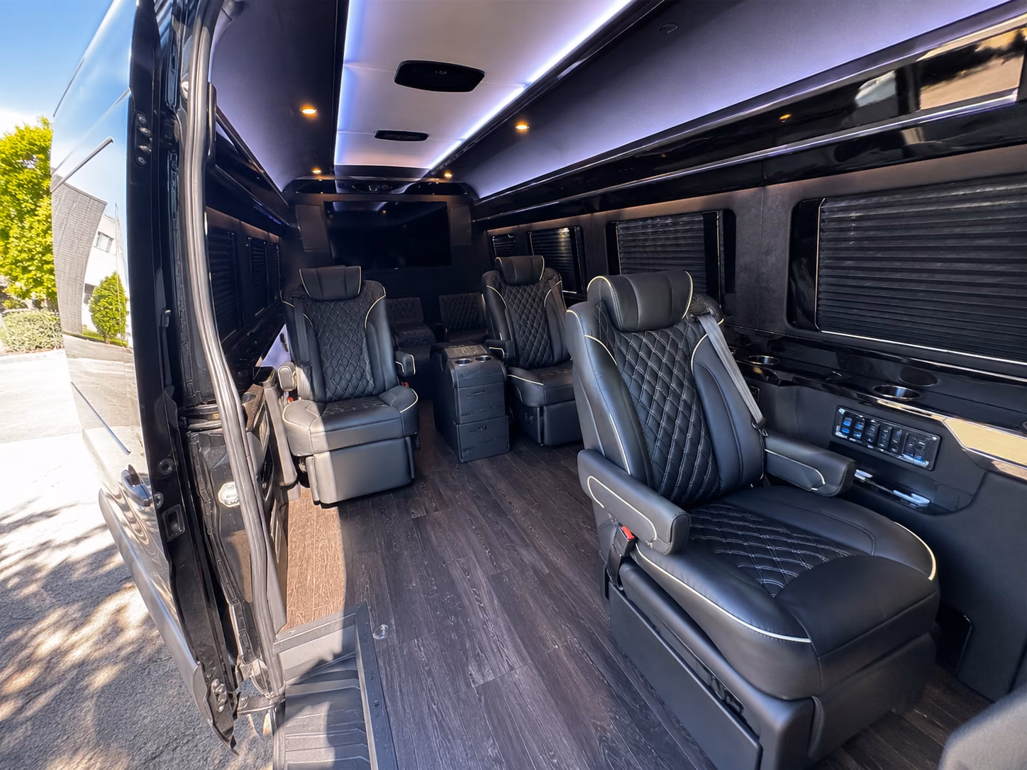 irvine 15 passenger sprinter van interior