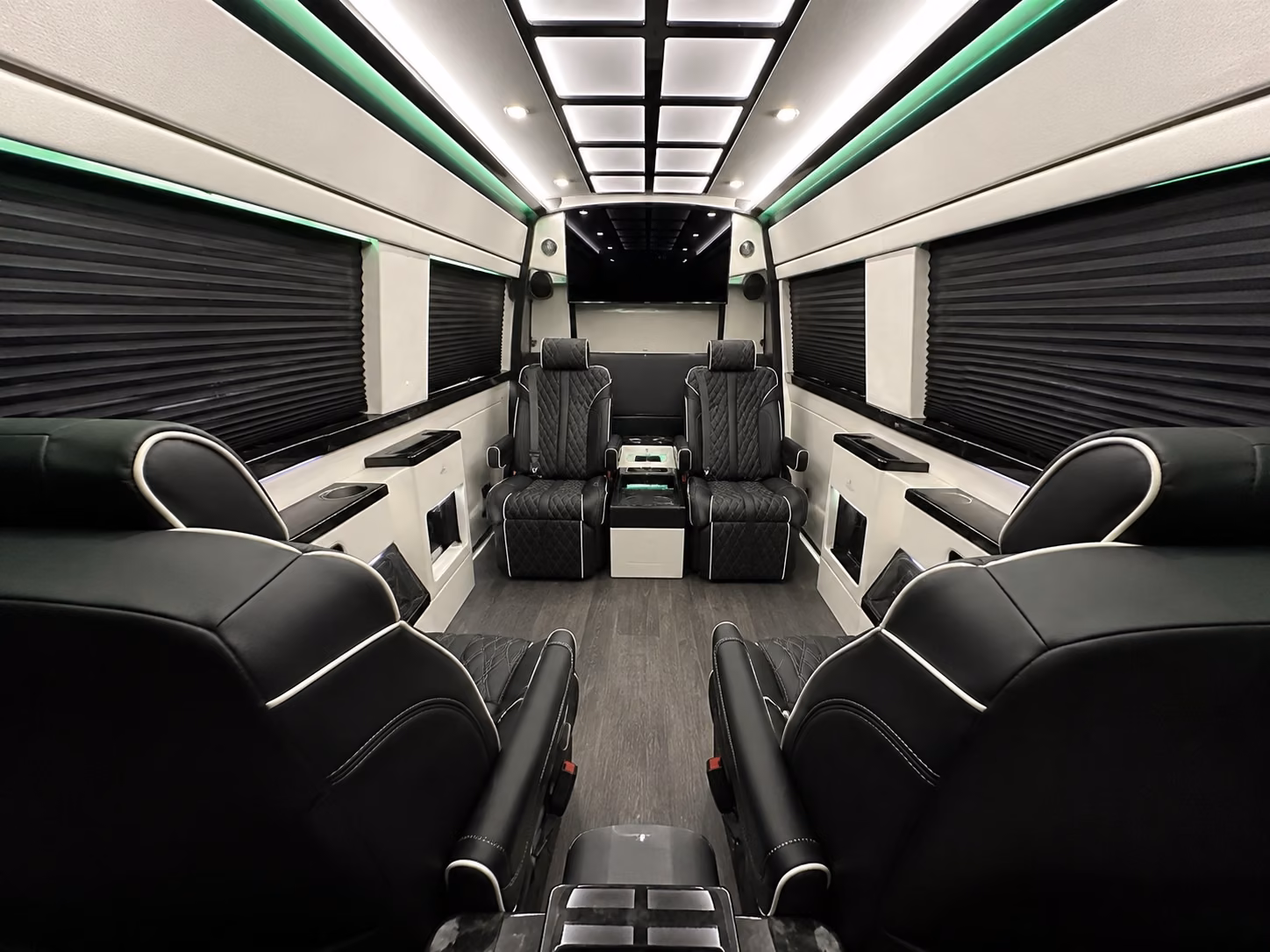 irvine 8 passenger sprinter van inside