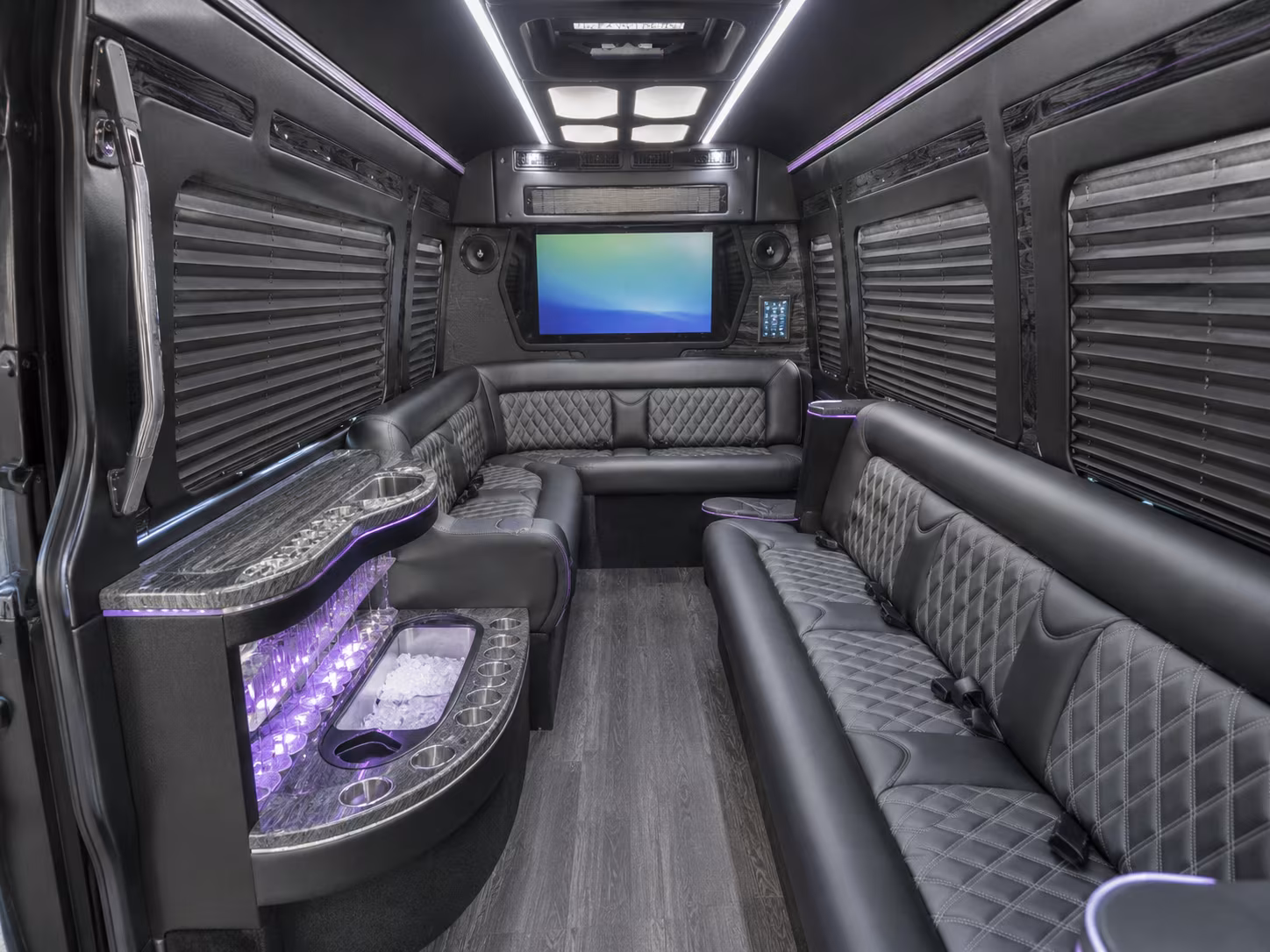 irvine sprinter limousine inside