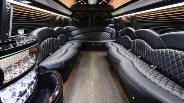 sprinter limousine inside irvine